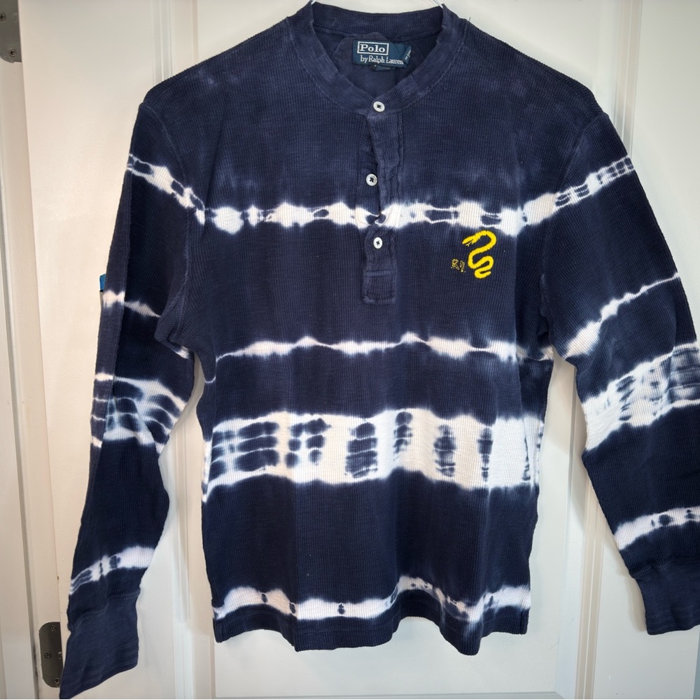 Polo Ralph Lauren Tie-Dye Henley Shirt